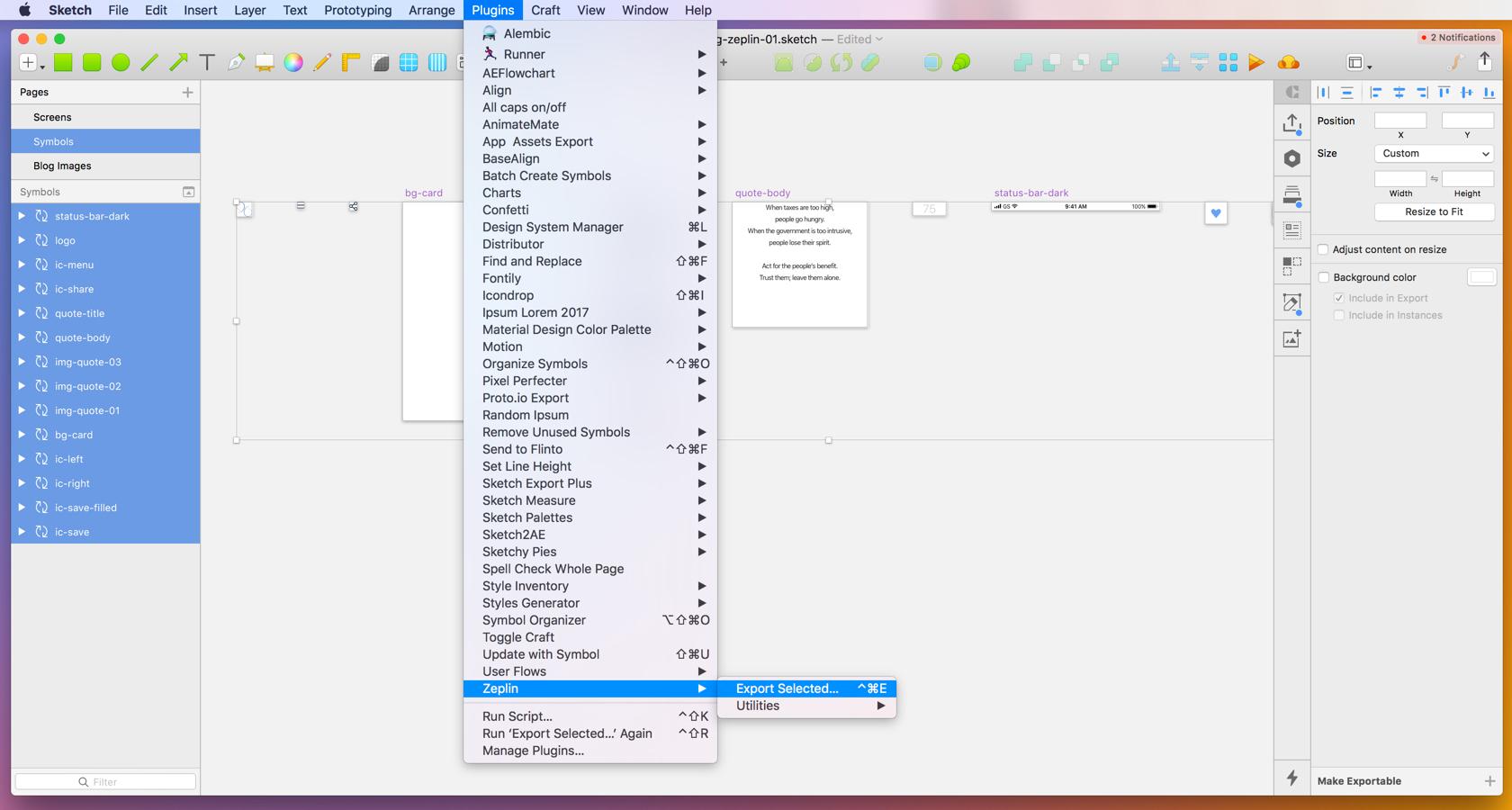Zeplin Sketch Plugin The Design Workflow Bridge Toptal